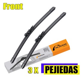 PEJIEDAS 3 Wiper Blades for Ford Escape 2008-2012, Front Wiper Blades + Rear Wiper Blades, OE Original Style (20" + 20" + 12" - Pack of 3)
