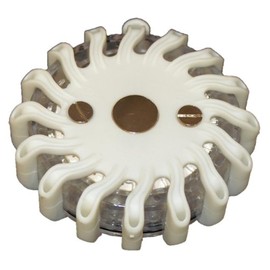 PF16LAM WHITE 9-FUNCTIONS PORTABLE 16 LED POWER FLARE POWER-MARKERS ROADSIDE EMERGENCY MAGNETIC 3x AAA BATTERIES