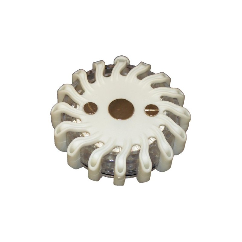 PF16LAM WHITE 9-FUNCTIONS PORTABLE 16 LED POWER FLARE POWER-MARKERS ROADSIDE