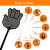 Heavy Duty Fly Swatter with Long Handle, Large swatting Surface,