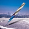 Blue Coated Strawberry Tip Tungsten Carbide Cutter Cone Engraving Machine