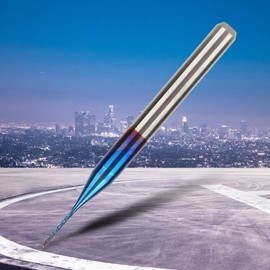 Blue Coated Strawberry Tip Tungsten Carbide Cutter Cone Engraving Machine Printed SCM (0.5mm)