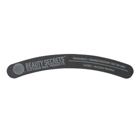 Beauty Secrets Lima de uñas de plátano negro 100/180