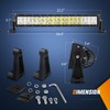 Nilight - 70003C-A 22" 120w LED Light Bar Flood Spot