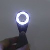 20X Folding Magnifying Glass Portable Rechargeable Pocket Magnifier with LED