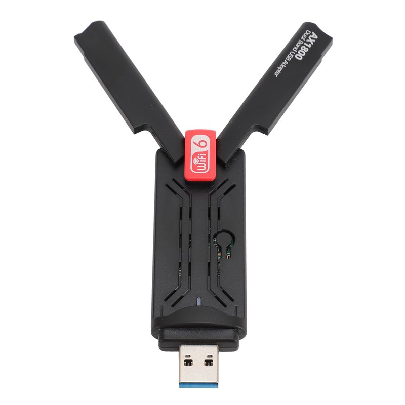 AX1800 WiFi 6 USB Adapter 5dBi Dual Antennas 2.4GHz 5GHz