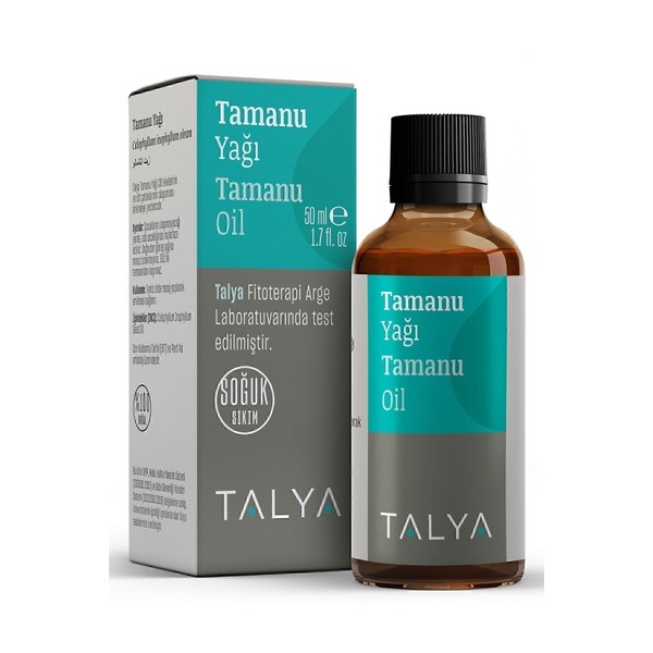 Talya Tamanu Yağı, Soğuk Sıkım,%100 Saf Ve Doğal, 50 ml