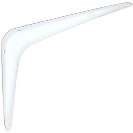 Utility Shelf Bracket 6 by 8 Inch White