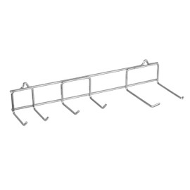 HENDI Wall Bracket for Hand Blender and Whisk, 365 x 130 x (H) 70 mm, Fibre-Reinforced Polyamide (PA66)