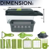 Vegimax Vegetable Chopper & Slicer: Effortless Veggie Cutting for Onion,