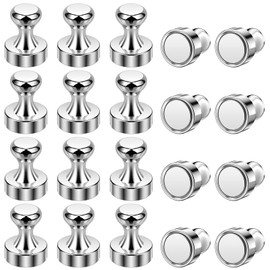 Wukong Wukong 20 Stück Starke Magnete Whiteboard, 12×16mm Neodym Magnete Extra Stark, Kegelmagnete Extra Stark für Magnettafel, Kühlschrank und Whiteboard.