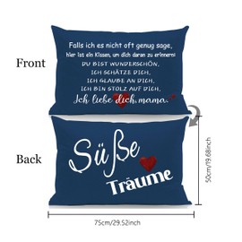 Aosumin Falls ich es Nicht oft genug sage Hier ist EIN Kissen um Dich daran zu erinnern Du bist schön ich Liebe Dich Mama Memory Cushion Covers for Mum Birthday Mother's Day