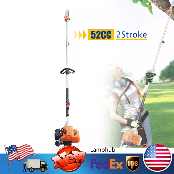 Unbranded/Generic 52CC 2 Stroke Chainsaw Pole Saw Pruner Pruning Commercial