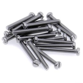 M4 (4mm x 55mm) Slot Cheese Machine Screw (Bolt) - Stainless Steel (A2) (Pack of 20)