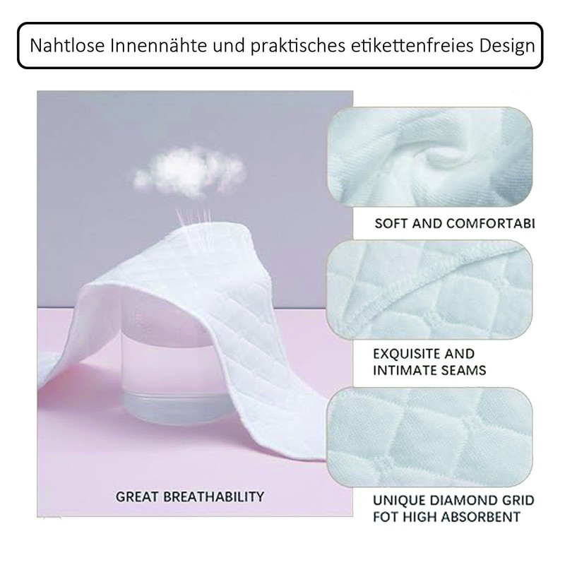 fufupaw Pack of 10 Bra Inserts Sweating, Underbust Sweat Protection,