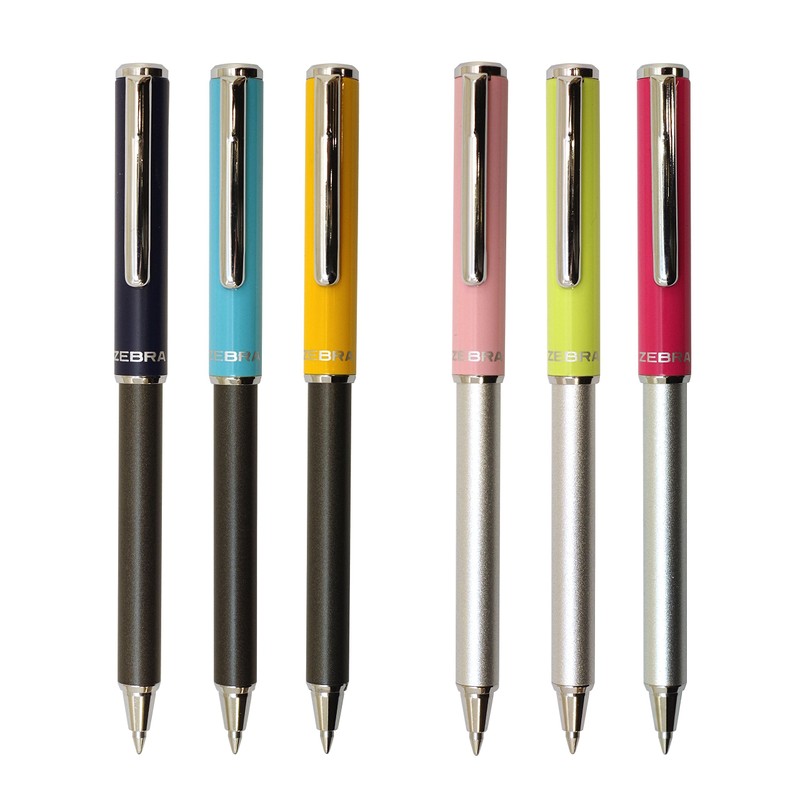 ゼブラ(ZEBRA) 限定軸色 スライド式油性ボールペン SL-F1mini (0.7mm)【ローズピンク】 BA55-I