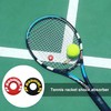 LZGOPE 4PCS Tennis Racket Vibration Dampeners, tire shaped racket shock