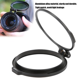 Lens Filter Holder, Wide Angle Compatibility ND Filter Holder, Aluminium Alloy Quick Change, Multiple Sizes, Suitable for Wide Angle Prime Zoom Lens (77 mm)