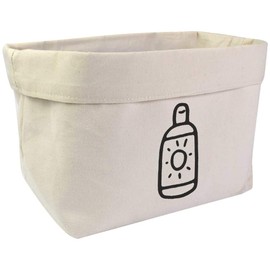 Large 'Sun Cream Bottle' Canvas Organiser/Storage Bag (OR00006521)