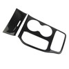 crosselec Carbon Fiber Center Console Gear Shift Panel Cup Holder