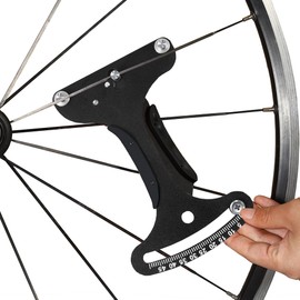 MZSX Bicycle Spoke Tension Meter, Aluminium Alloy Measurement Tool, Tension Meter Adjustment Tool Bike Accessory, Measurement Tool Gauge for Truing Wheels, Accurate Bike Wheel Spokes Gauge Measure