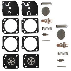 Kurihina Compatible with 2 Pack Carburetor Rebuild Kit Gasket Diaphragm RB-129 Fits for Poulan Pro PP3516 PP3516AVX PP3816 PP4218AV Engines Carb