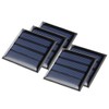 sourcingmap 5Pcs 2V 50mA Poly Mini Solar Cell Panel Module