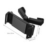TEHAUX Car Backseat Tablet Holder Adjustable Phone Mount for Headrest