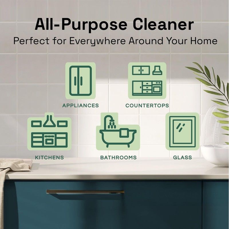 Clean Republic All-Purpose Cleaner, Daily Use Cleaning Spray for Kitchens,