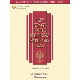 Easy Songs for the Beginning Baritone/bass