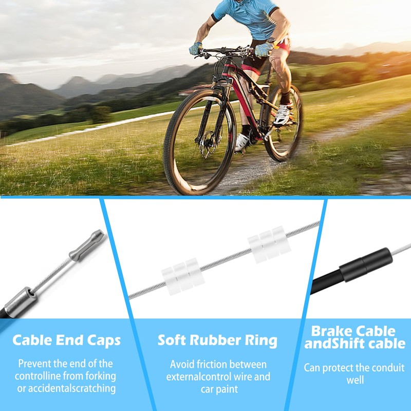 Gear Cable Bicycle, Bicycle Shift Cable Set, Universal Bicycle Parts