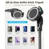 UBeesize 72'' Magnetic Tripod for iPhone with Remote, Extendable Cell