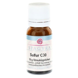 SULFUR C 30 Globules 10 g