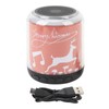 Mini Bluetooth Speaker Christmas Pattern Festive Atmosphere RGB Music Player
