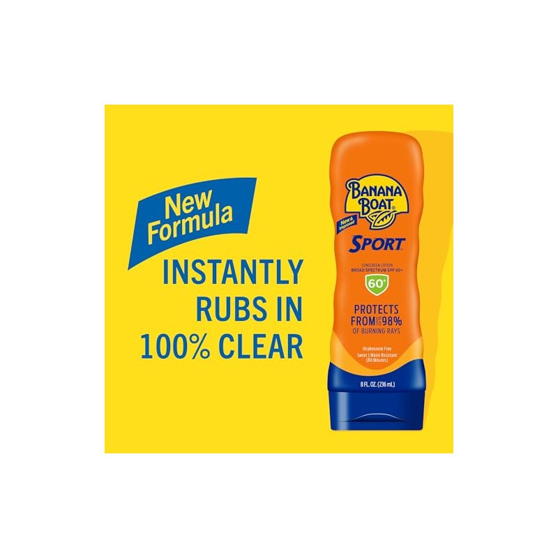 Banana Boat Sport Ultra Sunscreen Lotion, SPF 65, 8oz