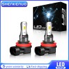 SHENKENUO H11/H8 LED Bulbs 6000K Cool White Super Bright Fog