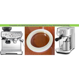 Kafvalubre 54mm Silicone Gasket Sealing Ring Compatible with Breville Espresso Machine 878/870/860/840/810/500/450/Sage 500/870/875/880/810/878 Grouphead Gasket Replacement BPA Free-2pcs