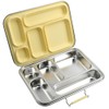 EcoCocoon Bento Lunch Boxes - 5 Compartment, Emerald Green