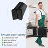 MAMIZO 3-Step Aluminum Step Ladder - Portable and Lightweight with