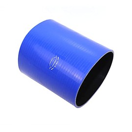LTI Universal (152 mm) 6 pulgadas de longitud 4 capas reforzado alto rendimiento (127 mm) 5 pulgadas ID acoplamiento recto manguera de silicona (5 pulgadas azul)