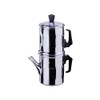 Ilsa Traditionelle Caffettiera Napoletana, Alluminium, Tassen: 3 – 4