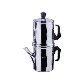 Ilsa Traditionelle Caffettiera Napoletana, Alluminium, Tassen: 3 – 4