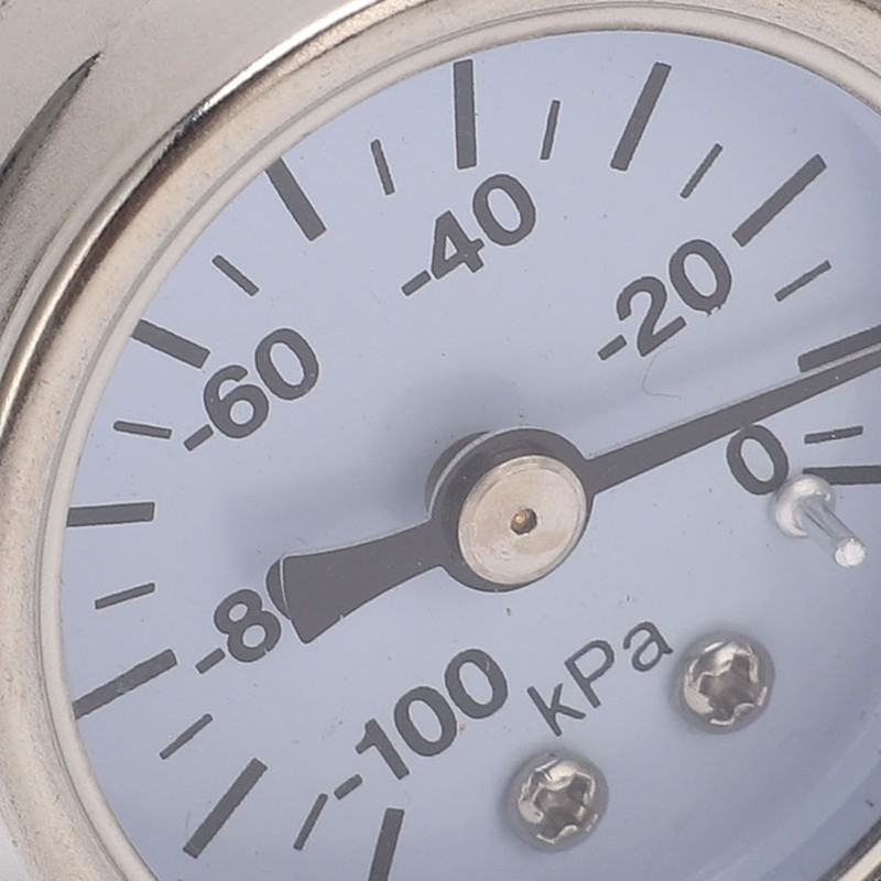 Vacuum Pressure Gauge 1/8in Stainless Steel Dial Liquid Filled Pneumatic