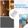 PATIKIL 2 Pcs Lift Off Hinge, 2" Detachable Lift Off