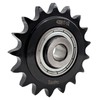 #40 Roller Chain Idler Sprocket Type C 1/2" bore 17