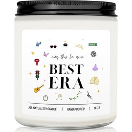 Taylor Inspired May This Be Your Best Era Scented Candle - Natural Soy Lavender Candle- 9Oz, Cool Gifts Idea for Christmas, Birthday Gift for Girls, Fans Gift Merch
