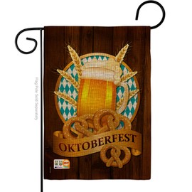 Angeleno Heritage Beer Oktoberfest Garden Flag Beverages Happy Hour Game Pong Party Ale Lager Craft Small Decorative Gift Yard House Banner Double-Sided Made in USA 13 X 18.5