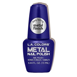 L.A. COLORS Metal Nail Polish, Glacier (Coated Bottle) CNL156A