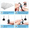 31Pcs Hand Drill Bits Set, SUNJOYCO Precision Pin Vise Rotary