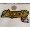 Kansas City Chiefs vintage embroidered iron on patch Approx 5”x